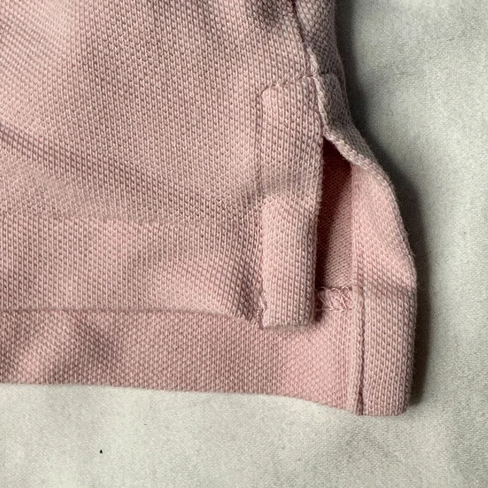 RALPH LAUREN Girls 3T Pink Short Sleeve Polo‎ Shirt White Pony
